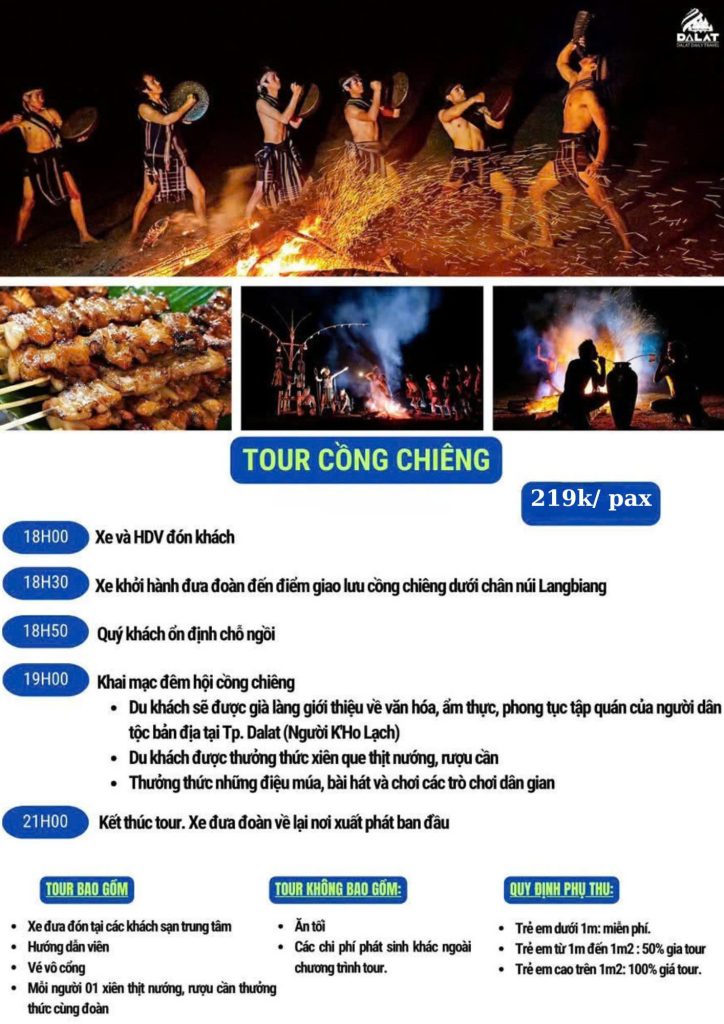 Tour Giao Lưu Cồng Chiêng Đà Lạt